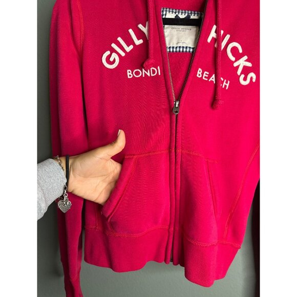 Vintage Abercrombie & Fitch Gilly Hicks Small Sydney Fitted Zip Up Hoodie - Picture 4 of 10